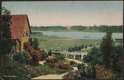 trükipostkaart, Viljandi, järv Trepimäe poolt, koloreeritud, u 1909  duplicate photo