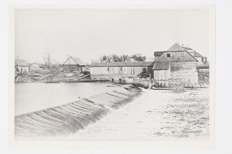 Jõesuu veski Pärnu jõel XIX ja XX sajandi vahetusel