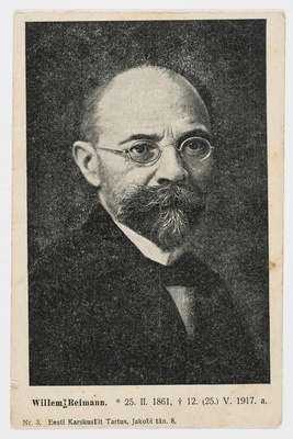 Villem Reimann (vkj. 25. II 1861 - 12. V 1917)  duplicate photo