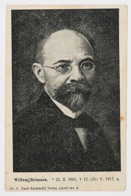 Villem Reimann (vkj. 25. II 1861 - 12. V 1917)