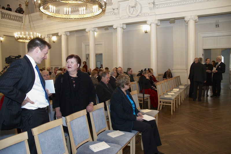 Vesa Vasara Soome saatkonnast, Marja-Liisa Rönkkö Helsingi Ülikoolist