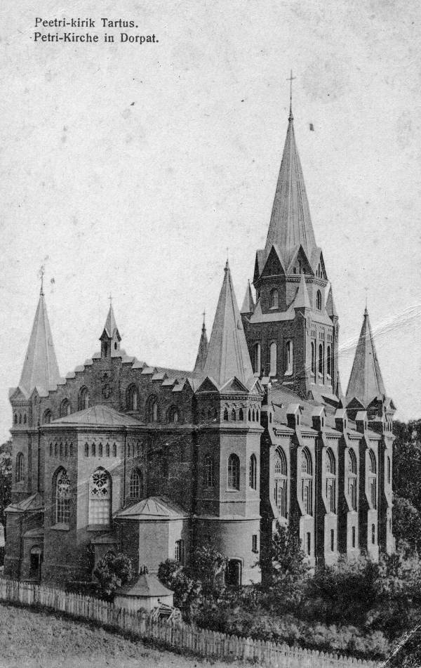 Tartu Peetri kirik, ca 1910.
