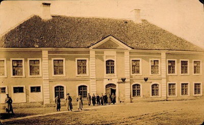Foto. Haapsalu vangla ja kohtuhoone. u 1895.  duplicate photo