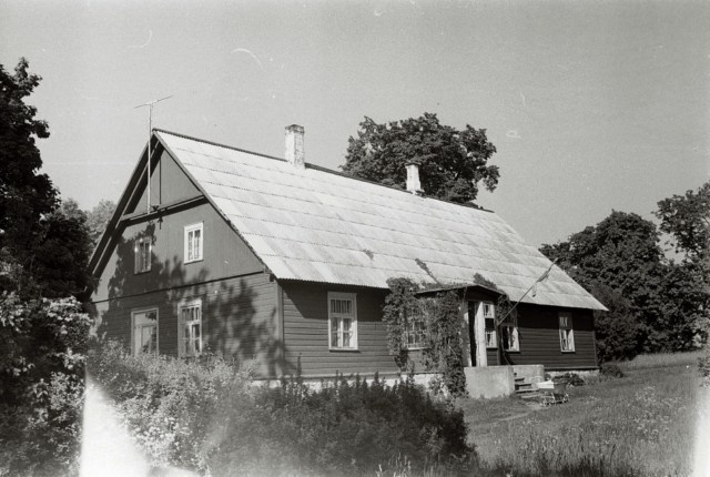 Main building of Mustjala Pastorage Saare county Mustjala county Mustjala village