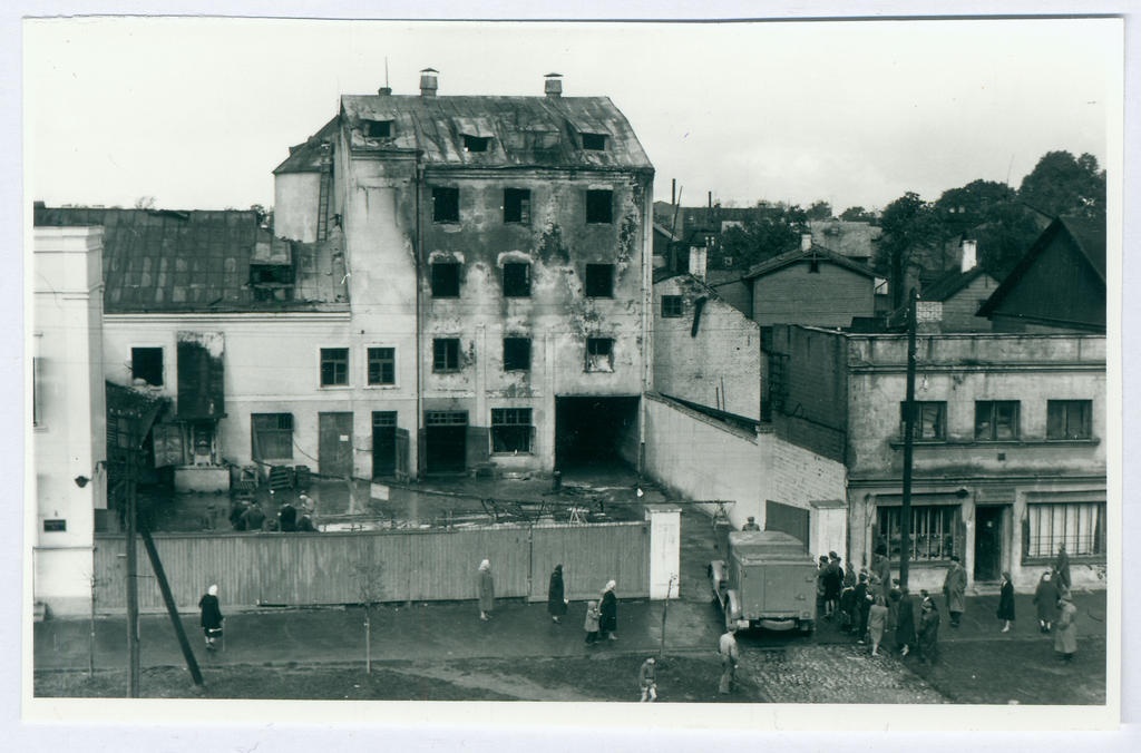 Jahuveski hoone pärast tulekahju 1959
