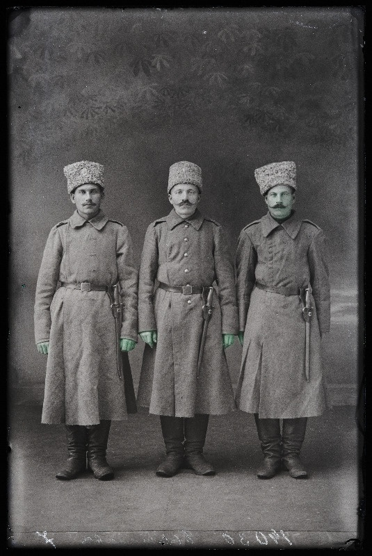 Tsaariarmee 430. Valga polgu sõjaväelased, (foto tellija Ilja Barinoff [Barinov]).
