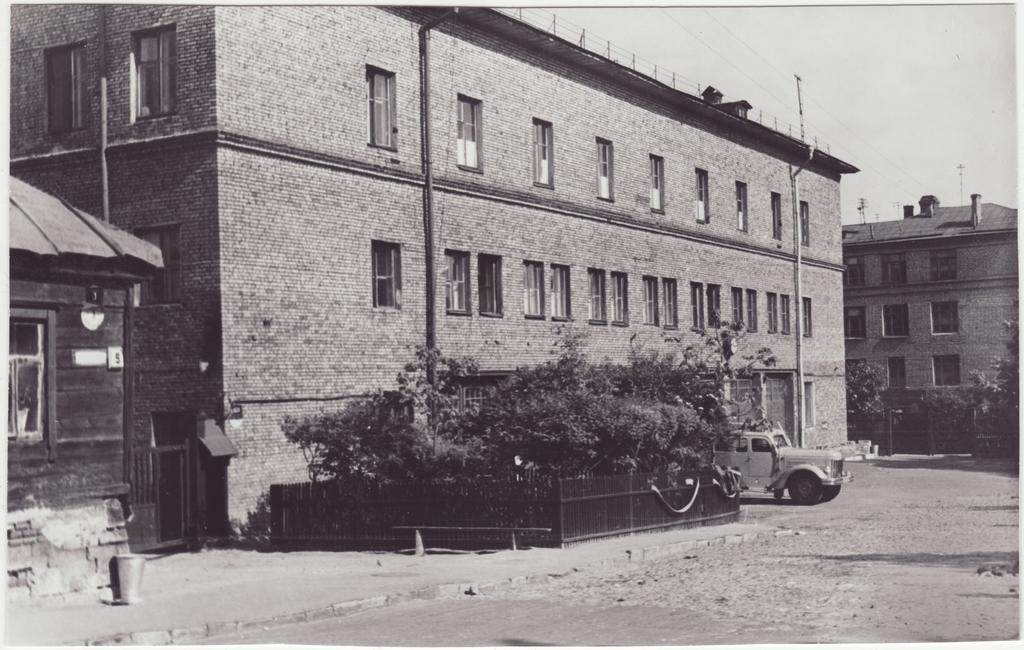 Kõrgemate tuletõrjetehniliste kursuste hoone Moskvas, 1957.a.