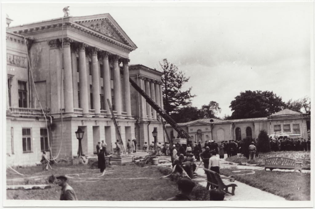 Kõrgem tuletõrjetehniline kursus Moskvas: tuletõrje näitlik taktikaline õppus, 1957.a.