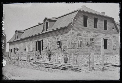 Vene Seltskondliku Ühisuse (Vene Klubi) uue hoone ehitus.  duplicate photo