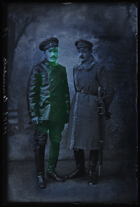 Tsaariarmee sõjaväelased, (foto tellija Setneroff [Setnerov]).