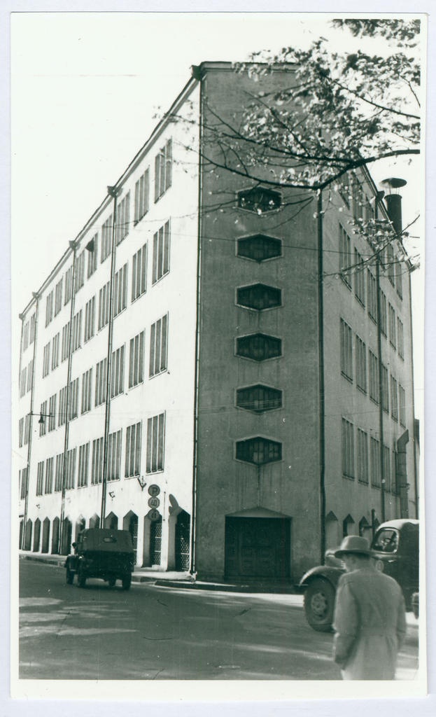 Tekstiilivabriku Punane Koit hoone 1959