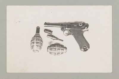 1.dets. 1924.a. sündmused Tallinnas. Kommunistide riigipöörde katse. Relvad.  duplicate photo