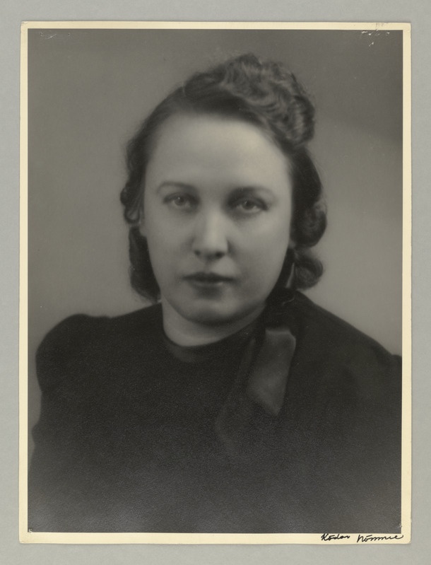 Alma Meristo - telegrafist, lööktööline 1940.a.