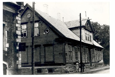 The main building of the Pärnu Elisabeth Pastorage, where J. h. Rosenplänter lived in 1809-1846 rephoto