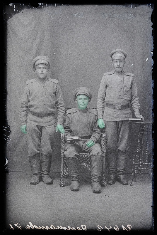 Grupp sõjaväelasi, (foto tellija Dolmatoff [Dolmatov]).