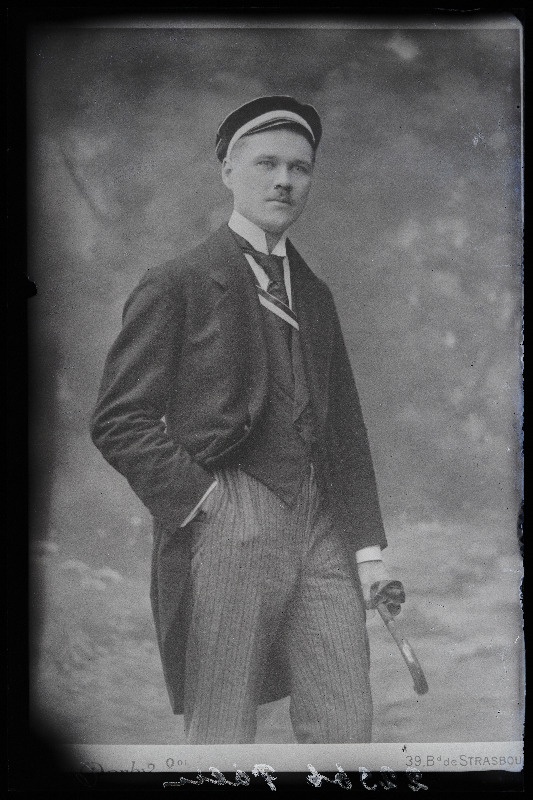 Üliõpilaskorporatsiooni liige, (09.10.1916 fotokoopia, tellija Palu).