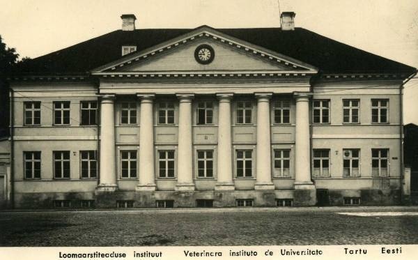 Institute of Animal Science (Institute of Veterinary) on Russian Street. Tartu, 20th century. I pool. Photo e. Selleke.