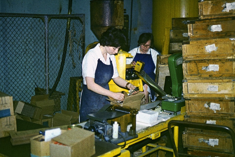 Vaade ETKVL-i Keemiakombinaadi Orto pakkimistsehhi.