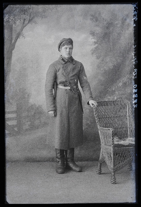 Scoutsrügemendi D-Kompanii sõjaväelane Johan Apfelblum.