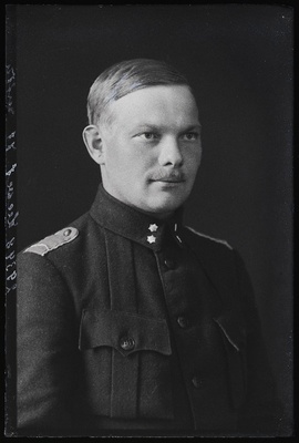 Sõjaväelane Karl (Karel) Leevet.  duplicate photo