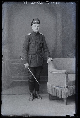 Sõjaväelane Alfred Röand.  duplicate photo