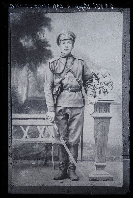 Sõjaväelane, (15.08.1919 fotokoopia, tellija Leppik).