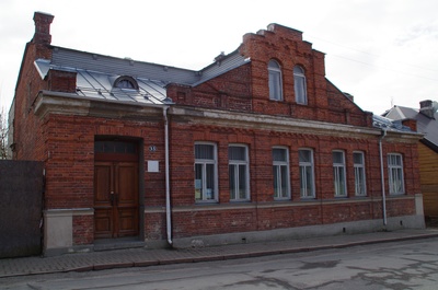 Residential school building (Rakvere adventist prayer house) Lääne-Viru county Rakvere city Pikk tn 33 rephoto
