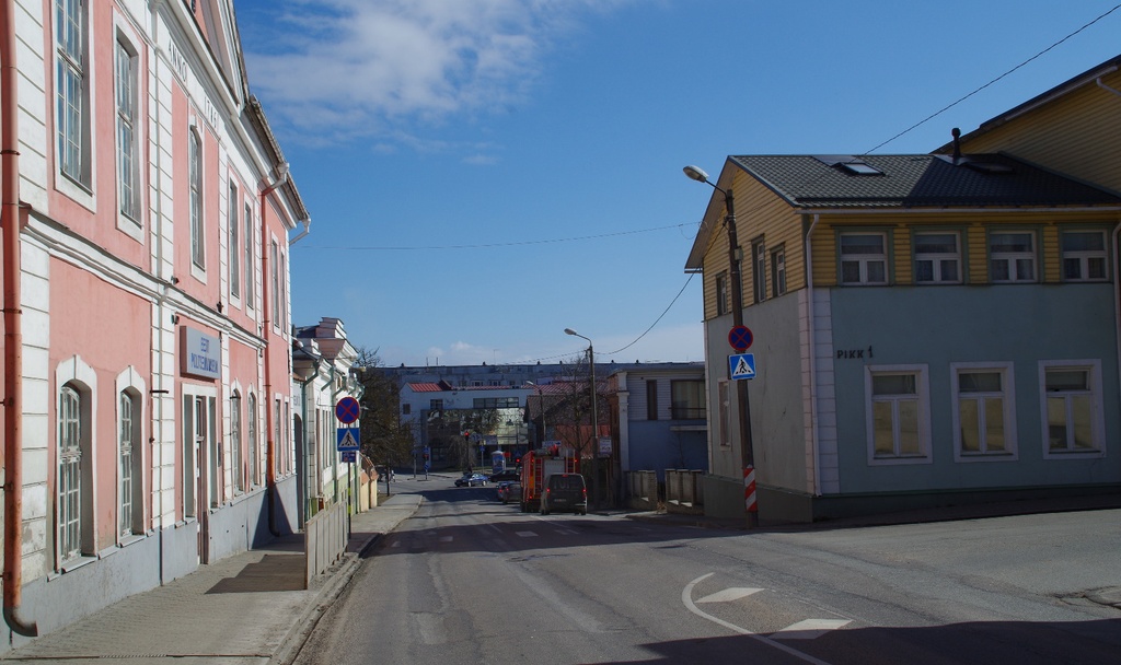 Tallinna ja  Pika tänava ristmik Rakveres rephoto