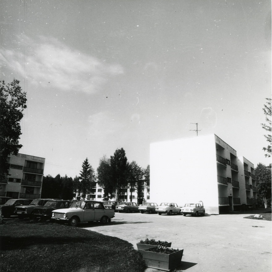 Korterelamud Libatses, vaade