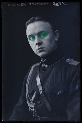 Sõjaväelane, leitnant Aleksander Päären, 6. Jalaväepolk.  duplicate photo