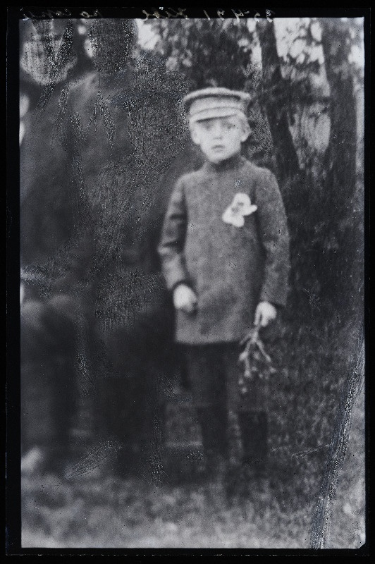 Poiss aias, (07.03.1921 fotokoopia, tellija Kibe).
