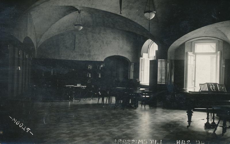 foto, Taagepera sanatoorium, lugemissaal u 1935