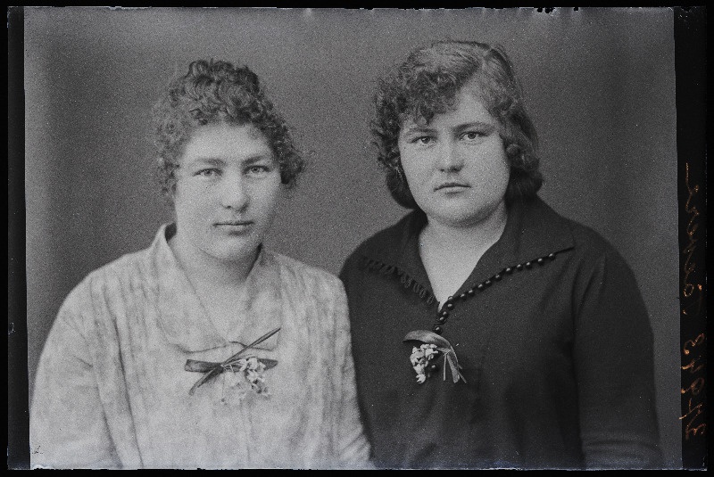 Kaks naist, (foto tellija Taevere).
