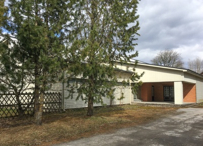 I. Mitšurini nimelise kolhoosi kauplus-söökla. rephoto