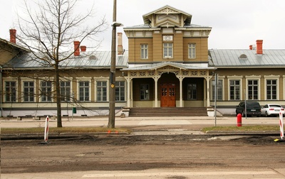 Tartu railway station: Dorpat : Bahnhof rephoto