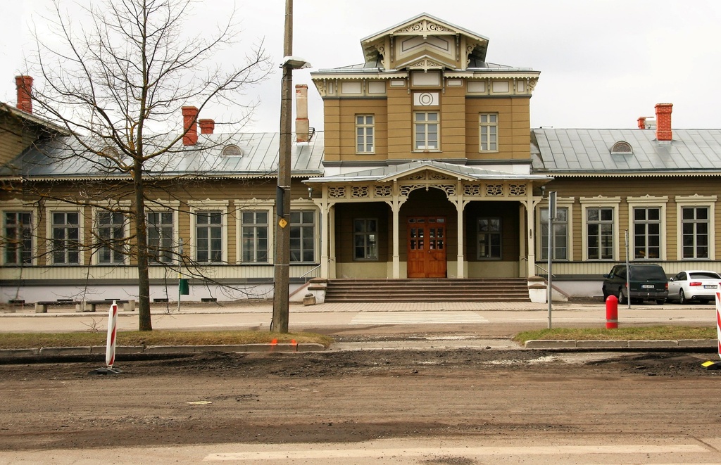 Tartu railway station: Dorpat : Bahnhof rephoto