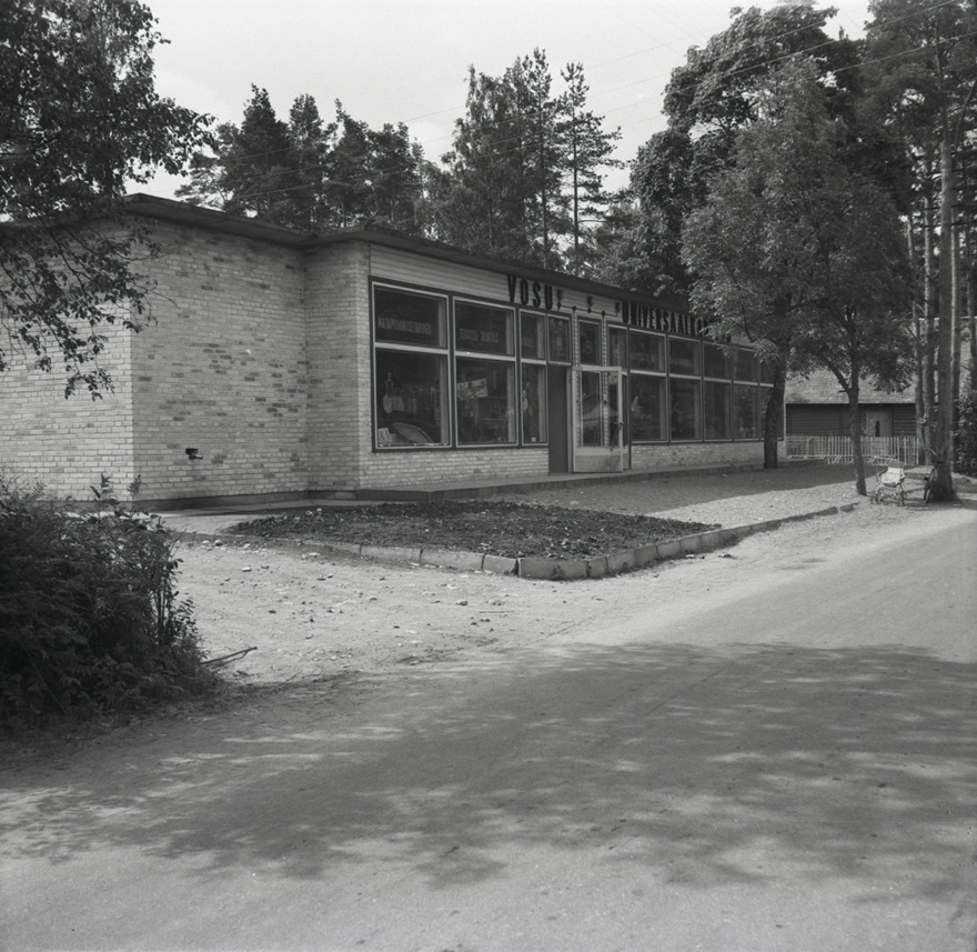 Võsu kauplus, vaade. Tp 59-120 variant, arh Aino Orm