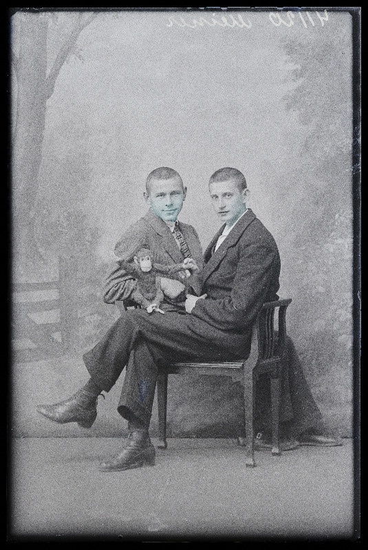 Kaks meest mänguahviga, (foto tellija Meiner).