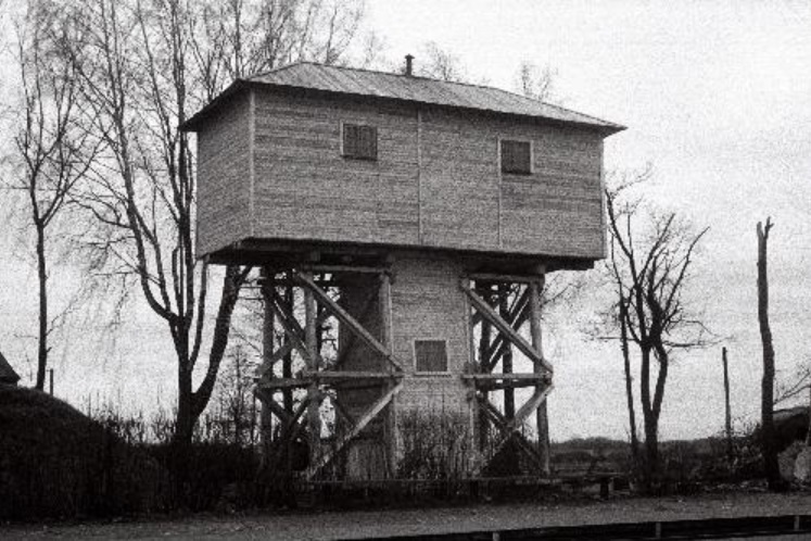 New water tower at Jõgeva Railway Station. 12.1944