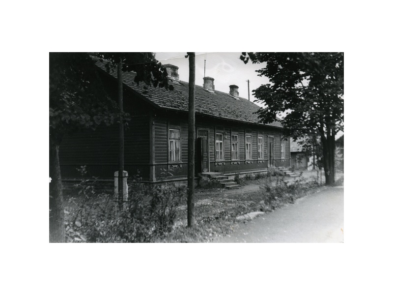 Betti Alver's birth and childhood house in Jõgeva 1968