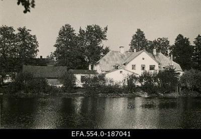 Former Jõgeva Manor Gentleman house on the shore of the Pedja River. 08.1931  duplicate photo