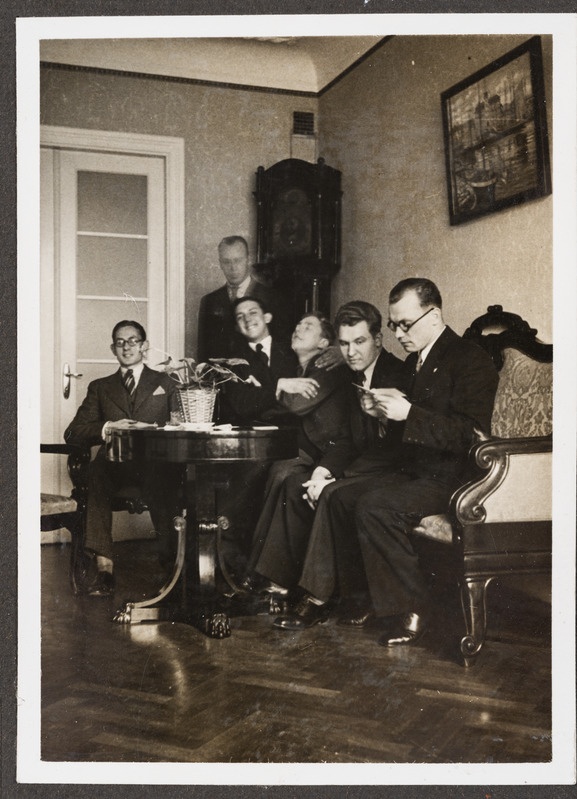 Kalevi sportlased dr Roomere juures 1936