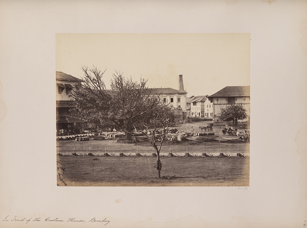 In Front of the Custom House, Bombay