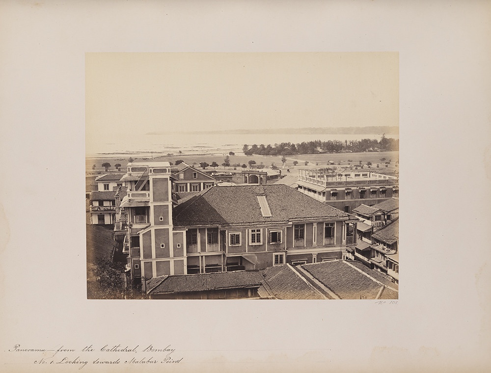Panorama - From the Cathedral, Bombay. No. 1. Looking towards Malabar Point