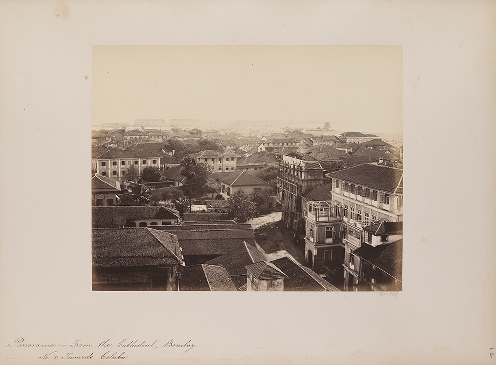 Panorama - From the Cathedral, Bombay. No. 8. Towards Colaba