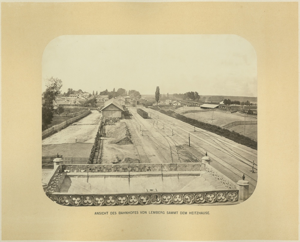 View of Lemberg’s railway station, along with the Heating House