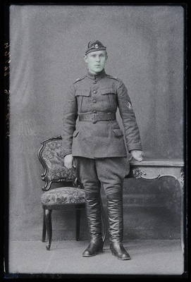 Sõjaväelane Sunduk, Sakala Jalaväerügement.  duplicate photo