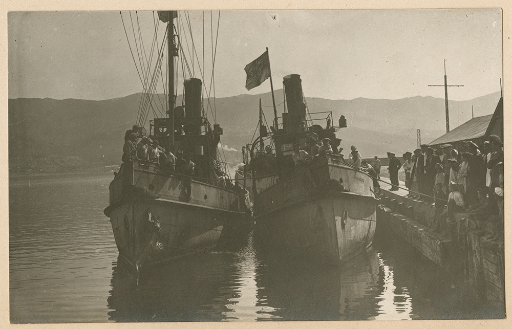 [ships at a dock]