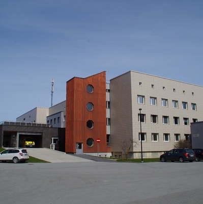 Rakvere sünnitushaigla, vaade. Arhitekt Ilmar Puumets rephoto