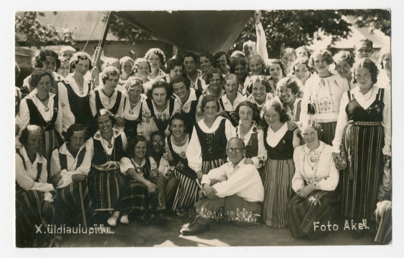Foto 10. üldlaulupidu Tallinnas 23-25 juuni 1933 a.